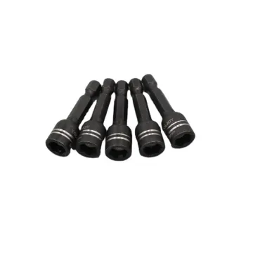 1/4" Hex Shank Long Drive Socket Bit Holder with 5-19mm Deep Magnetic Nut Driver