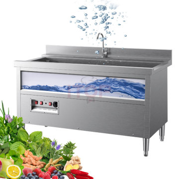 Commercial Bubble Wash Machine for Fruits and Vegetables - 500KG/H Production Line