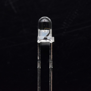 3mm IR LED 850nm 20 stopni Water Clear 0.4W