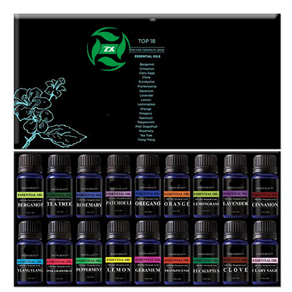 Kit de aceite esencial de aromaterapia premium puro superior 6