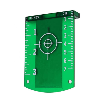 Magnetic Floor Laser Target Plate and Stand for Green/Red Laser Level - 11.5cm x 7.4cm