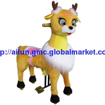 Baby ride-on car riding toy tiger shape