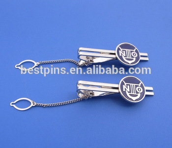 custom silver men tie tack clips metals