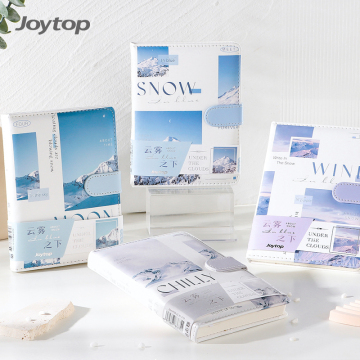 Joytop 000021 A5 Size PU Leather Notebook with Color Printed Inner Pages, 96 Sheets