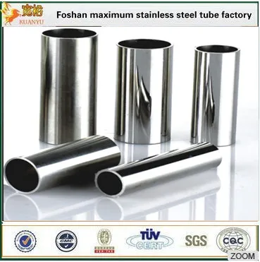 High quality 409L 430 2B welded pipes stainless steel round pipe