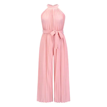 Custom Ladies casual jumpsuits Sleeveless clothes