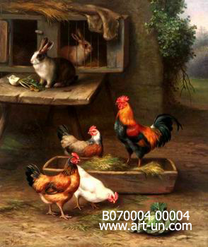 Chicken painting