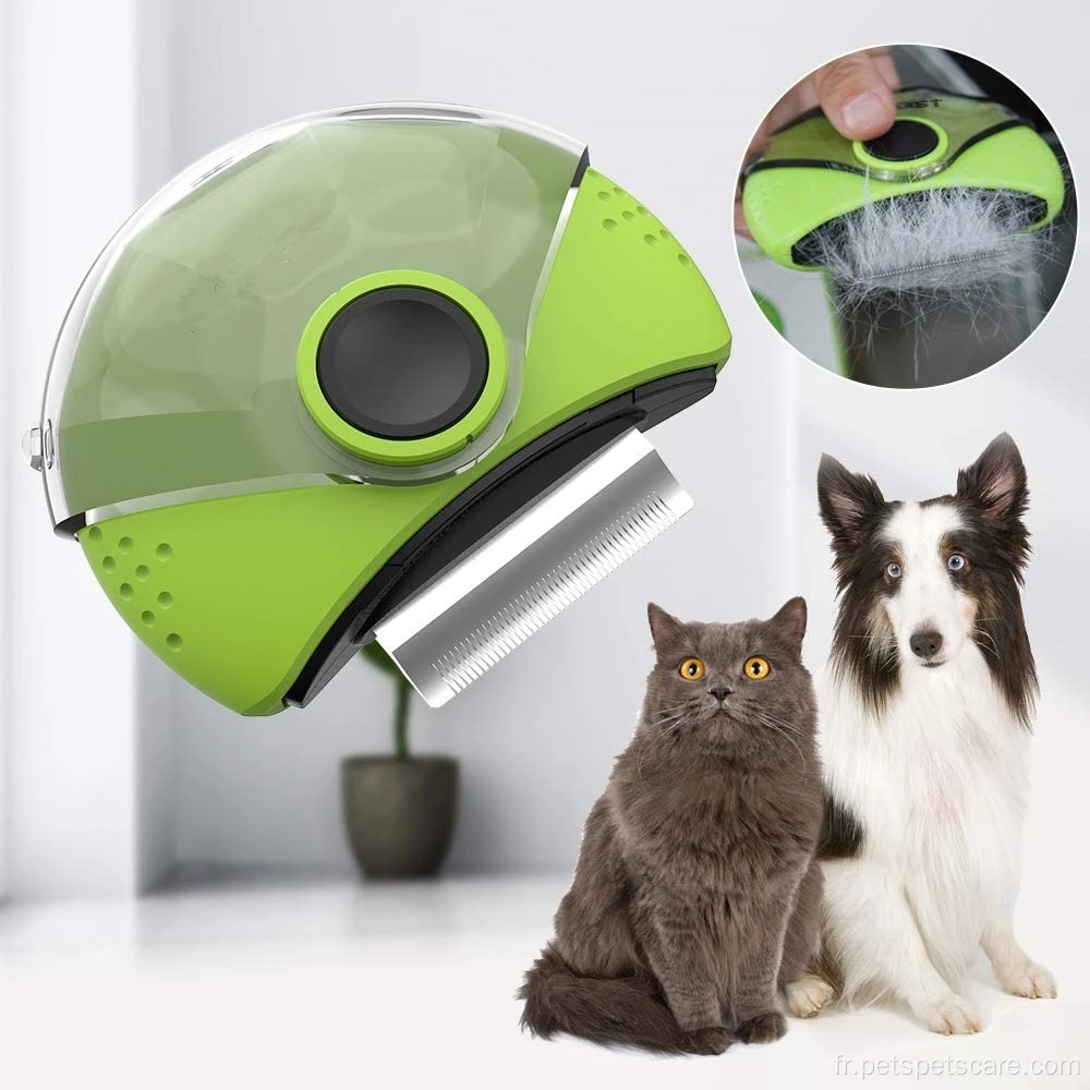 Brosse de toilettage pour animaux de compagnie personnalisée pinceau d'épilation pour animaux de compagnie