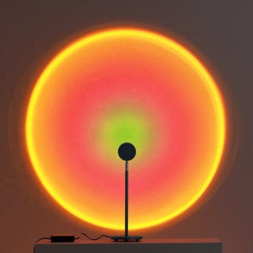 Modern LED Desk Lamp for Colorful Sunset Design Bedroom