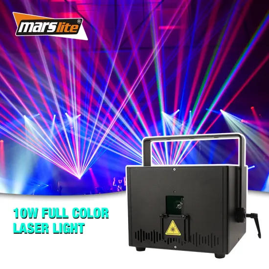 10W RGB Laser Show System for Stage and Club Animations