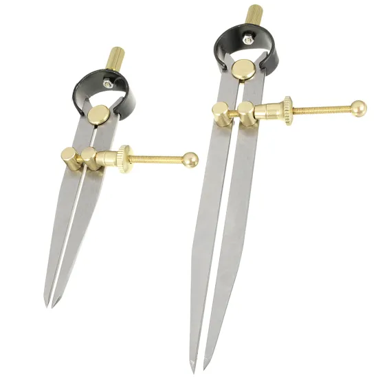 DIY Wing Divider Leather Craft Rotating Scratch Leathercraft Furniture Compasses For Home Sewing Handmade Tools 4"/6"