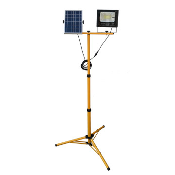 برج مصباح LED الطوارئ مع بطارية قابلة لإعادة الشحن ، خيار حامل ثلاثي القوائم وطاقة الطاقة الشمسية