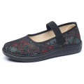 Soft sole comfortable elderly single shoes