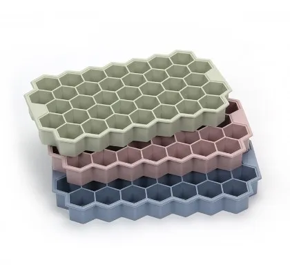 Silicone honeycomb ice grid hole ice mold