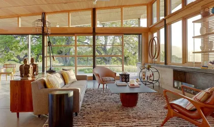 Glass Wooden Sliding Doors for Home