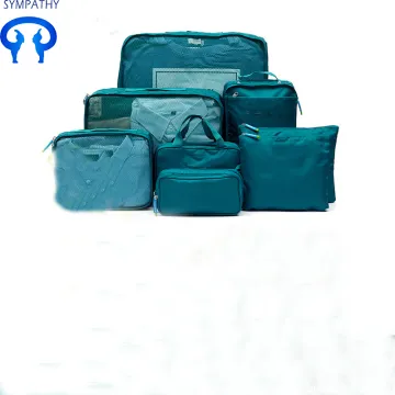 Custom wash 8 pieces of travel accessories bag