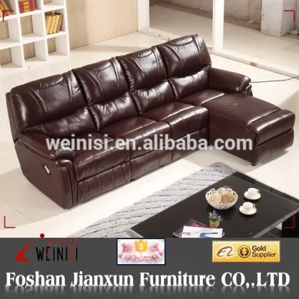 GC858 recliner kuka leather sofa