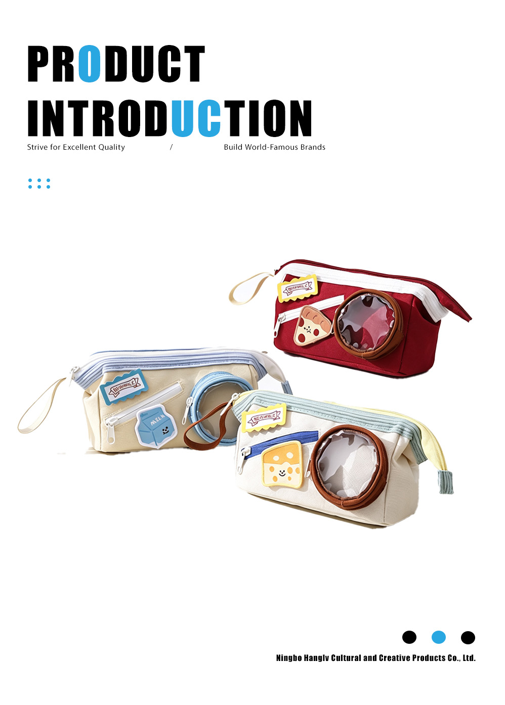 Large Capacity Practical Cartoon Pencil Case(4)