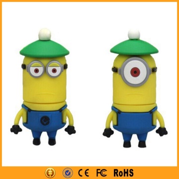 Despicable Me PVC Cute 8GB Minions USB with Free Samples