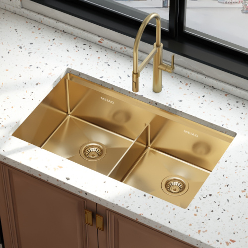 Low Divide Undermount 32x19 inch Kitchen Sink