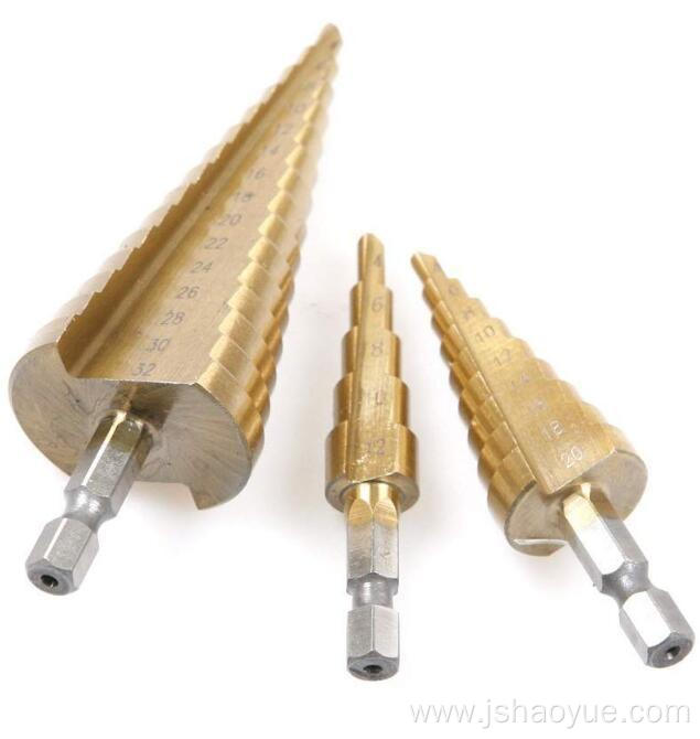 Titanium Coated Step Drill Bits