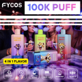 FYCOS 100K Puff Mesh Coil Rechargeable Vape Kit