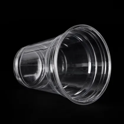 Transparent Disposable PET cups juice cups, yogurt cups milk tea cups