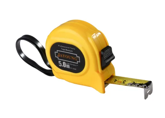 7.5m/25mm yellow carpentry portable steel tape measure