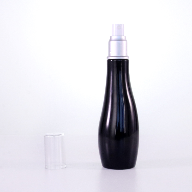 Special Shape Black Handmade Bottle1 Jpg