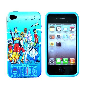 Silicone Mobile Phone Cases for iPhone 5, Customized Designs Welcomed, Lightweight and Easy-to-carry