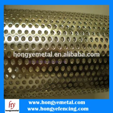 Oval Hole Shape Perforated Sheet Metal