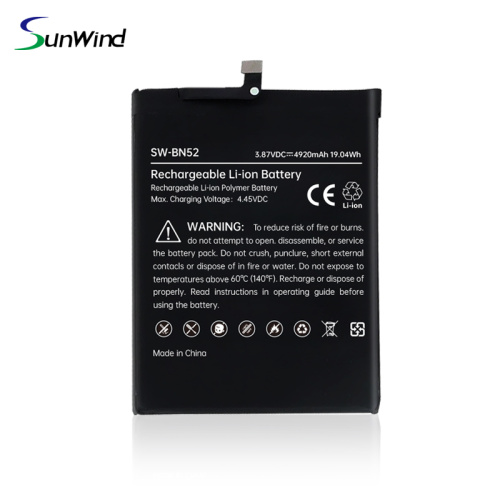 Mobile Battery For Xiaomi Redmi Note9 Pro BN52