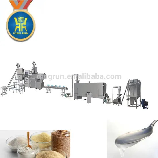 Pregelatinized cassava starch extruder production line