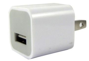 Abs 5volt 1a Usb Car Chargers Power Adapter , Purple Yellow Travel Charger