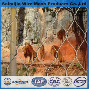 High quality most popular stainless steel knotted rope mesh