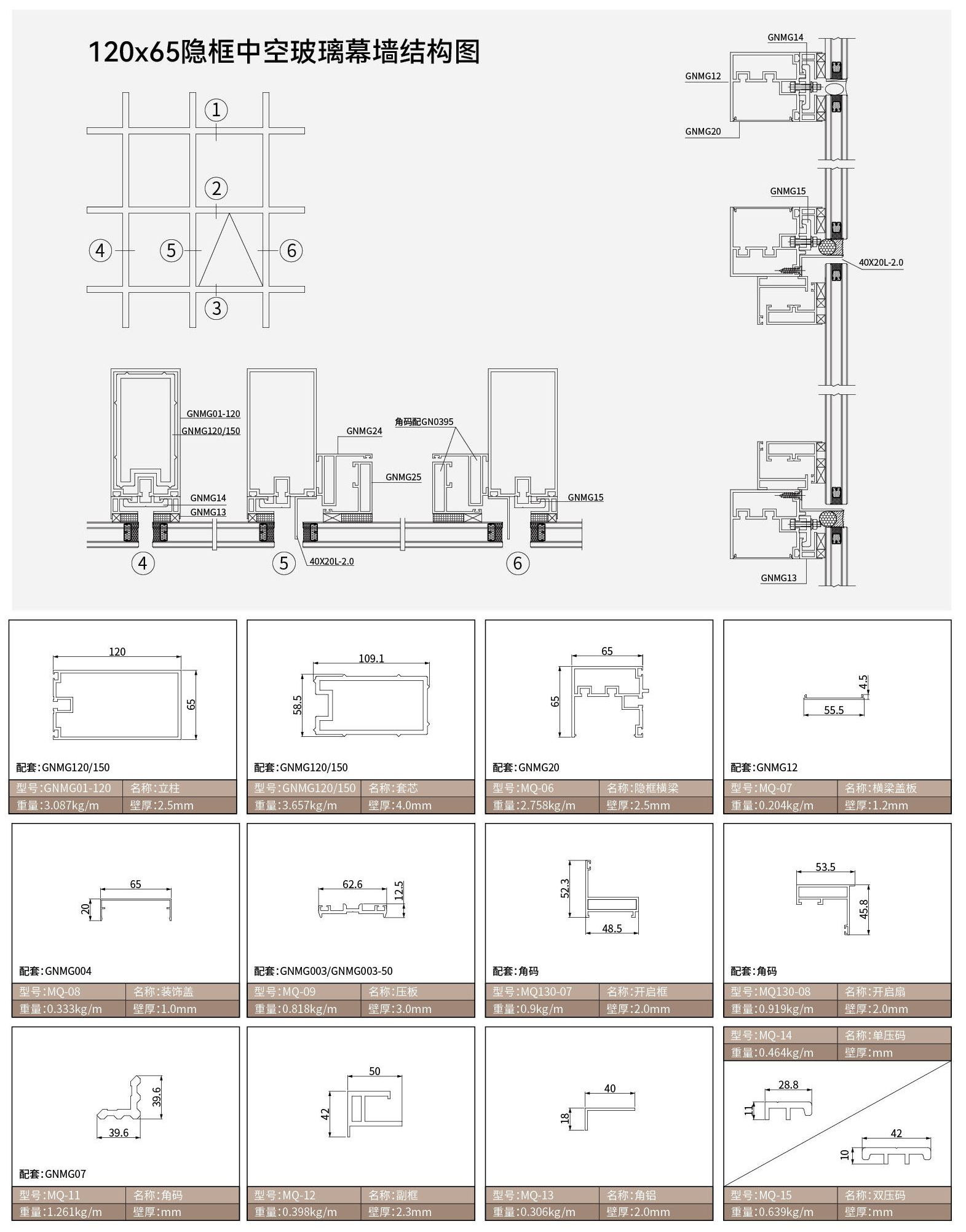 120×65 Invisible Frame Insulated Glass Curtai