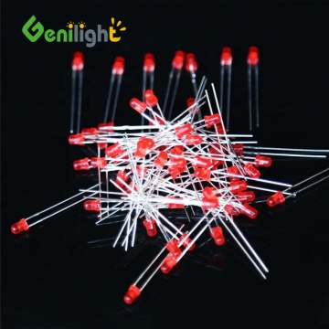 3Mm F3 Red LED Diode DC3V 20MA