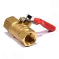 1/2" 14 pieces in 1 box brass gas ball valve with lever hand
