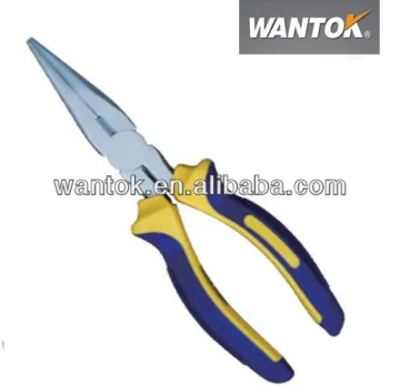 Long nose pliers With Two Colour Dual Component Handle