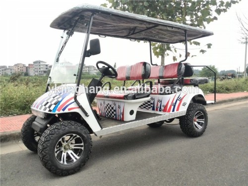 popular 6 seater gas powered golf cart for sale with ce approvaled