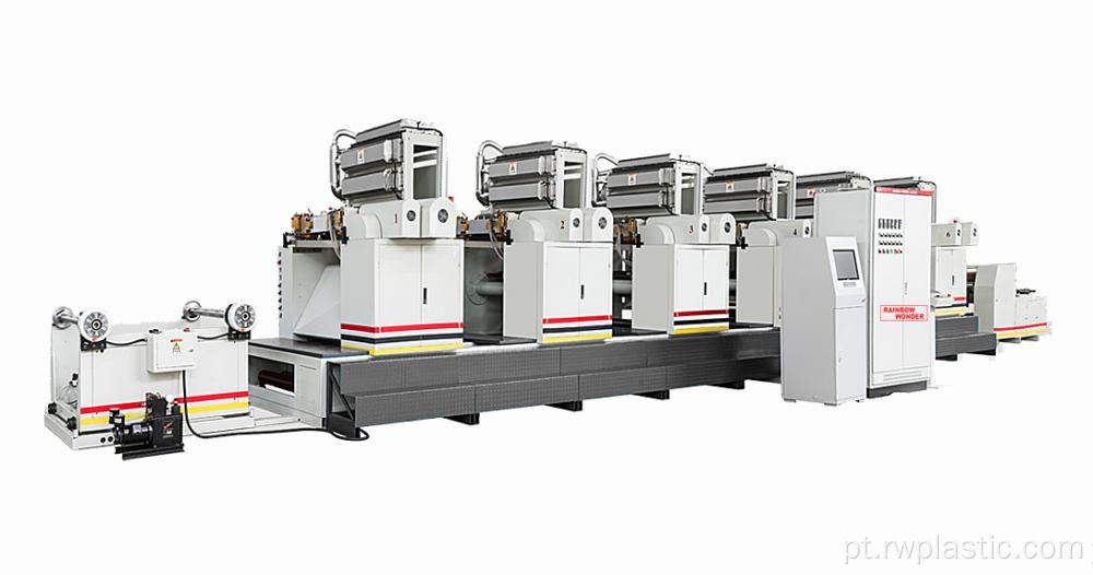 Máquina de impressão flexográfica de rolo de alta velocidade