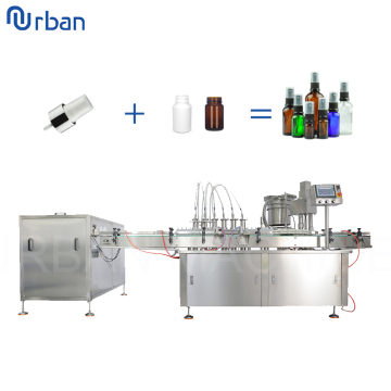 Automatic Plastic Bottle Nasal Spray Filling Machine - Easy Adjust 10ml 20ml 30ml 50ml