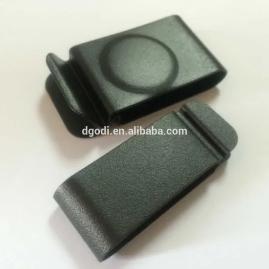 black oxide spring steel metal belt clip