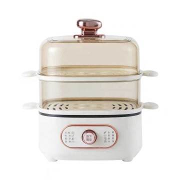 220V Household Electric Steaming Machine 2 Layers Multi Cooker Stainless Steel Inner Steam Cooking Pot