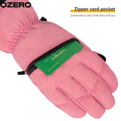 Ultra Warm OZERO Personalized Winter Driving Gloves for Women