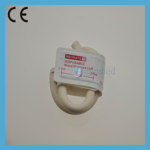 Disposable Neonate Non-Invasive Blood Pressure Cuff, Neonate1, Single Tube, 3.3cm-5.6cm