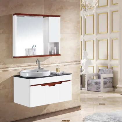 2018 Wholesale Modern Bathroom Cabinet Vanity with Washing Machine