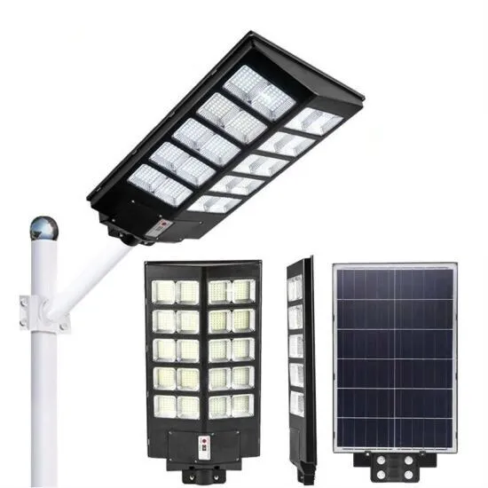 1KW US Stock Outdoor Commercial Solar Street Light & Parking Lot Road Lamp