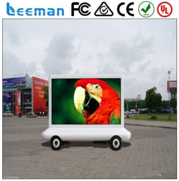 advertising outdoor led truck display Leeman 2015 outdoor mobile led display truck