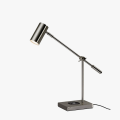Allesandro Adjustable Metal USB Desk Lamp